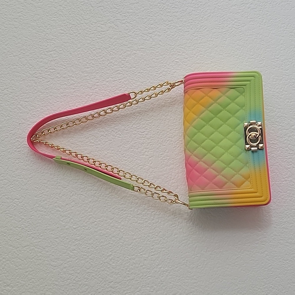 Rainbow color jelly bag - Picture 2 of 4